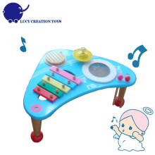 Mesa de juego musical de madera